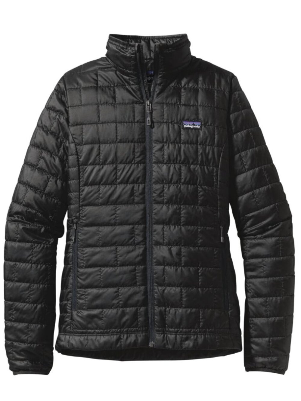 Patagonia Women's Nano Puff Jacket Black Full Zip PrimaLoft Size XS